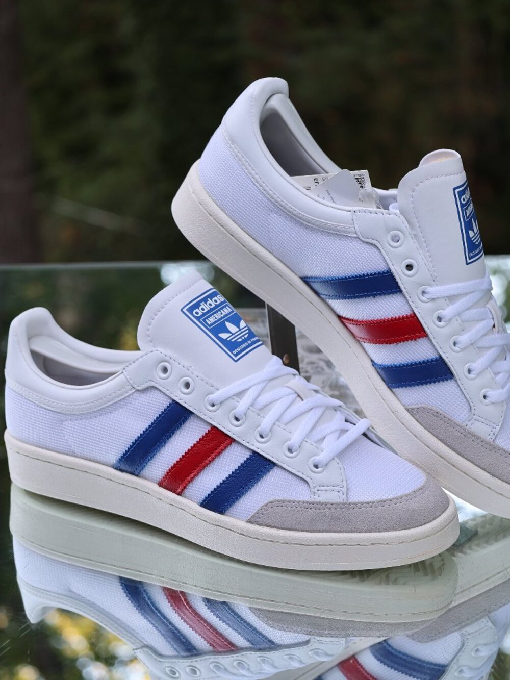 Adidas Americana Low White Royal Scarlet 2019